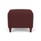 Lesro Siena Lounge Reception 1 Seat Bench, Walnut, RF Nebbiolo Upholstery SN1001 - alternate 1